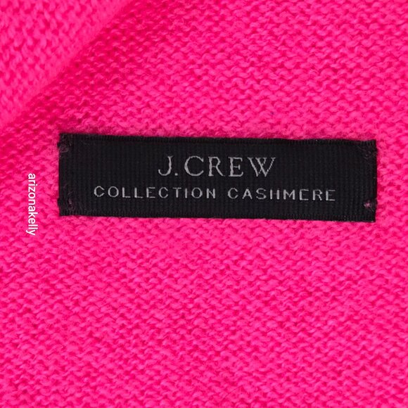 Rare Cashmere HOT PINK "Neon Azalea" J. Crew Collection - Picture 3 of 16
